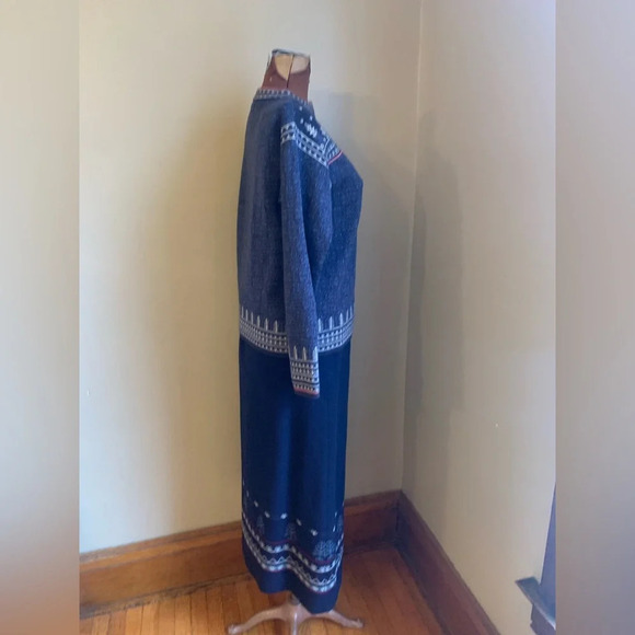 Pendleton original wool sweater, wool skirt, wool set dark academia - Picture 9 of 13